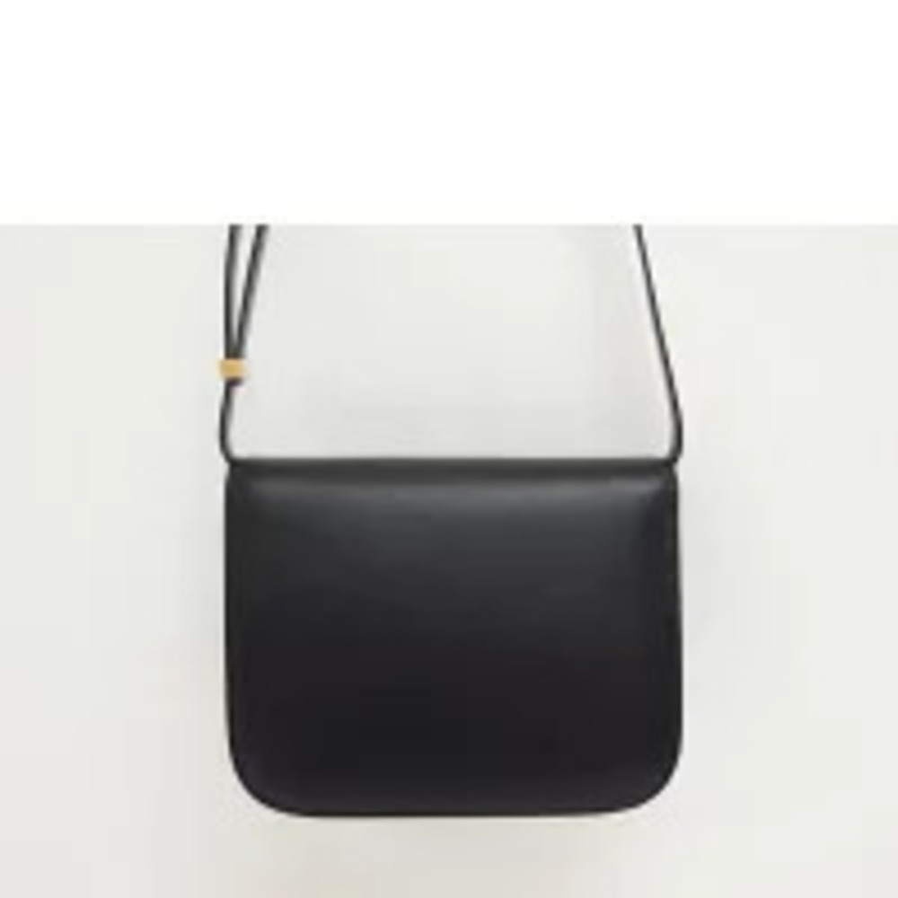 Celine Leather Teen Shoulder Bag Black